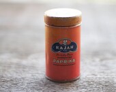 vintage tin : rajah paprika orange blue by 24pont