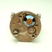 dime coin steampunk ring- watch movement parts adjustable filigree