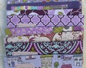 SIX Designer Fabric Cash Envelopes with Velcro Closures