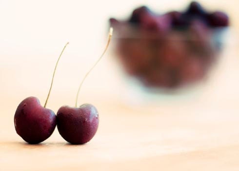 SALE Rustic Kitchen Decor, Fruit Photography, Still Life, Cherries, Kitchen Wall Art, Food Photography, Bowl Of Cherries