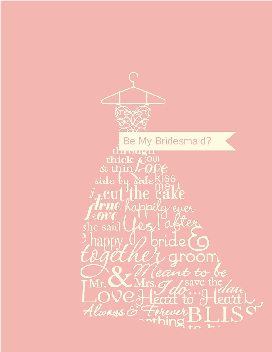Will you be my bridesmaid custom