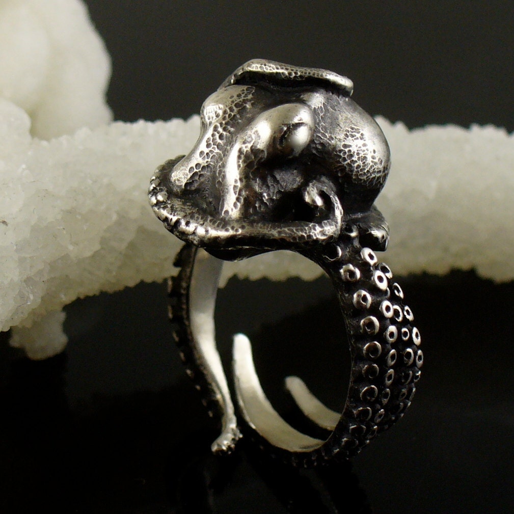 SALE Kraken Octopus Ring OctopusMe Miyu Decay collaboration