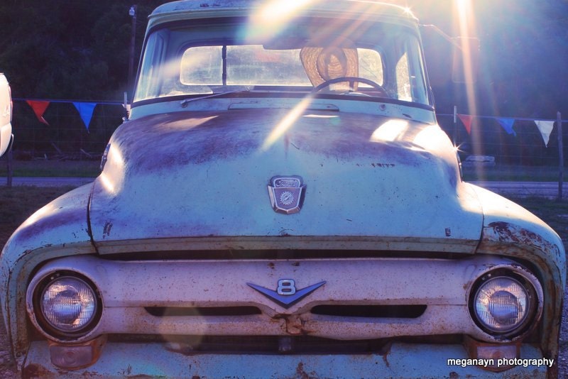 Rustic Truck 8x10