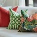 ANNIVERSARY SALE - 20"sq. Imperial Trellis pillow cover in Treillage