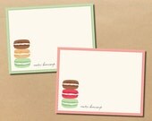 french macarons // thank you cards