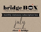 bridgeBOX // 1-month stationery subscription