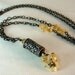 Vessel Art Bead Pendant Necklace With Citrine
