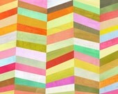 Zig and Zag Abstract Print