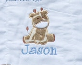 Personalized Boutique Burp Cloth