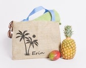 1 Custom Market Tote - Eco Friendly and Handmade from Recycled Coffee Sacks