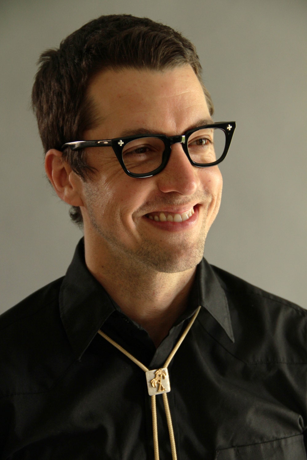 1950s new old stock bausch and lomb safety glasses / 50s black b & l safety glasses // Shop Class