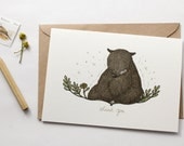 Thank You, Bear - Greeting Card