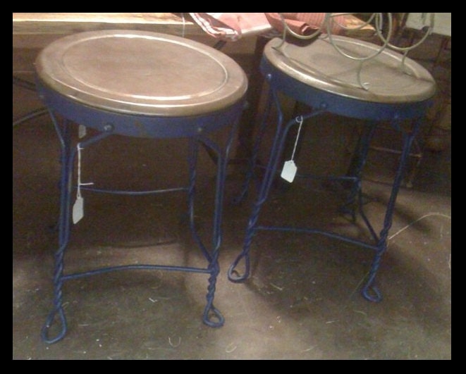 Industrial Vintage Iron Barstool