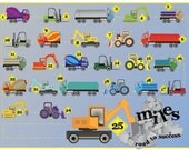 Printable Reward Chart for Kids - Dig This: Trucks and Rocks