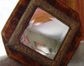 Gorgeous Victorian Velvet Mirrored Wall Pocket