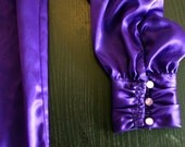 Super Purple Shiny Blouse