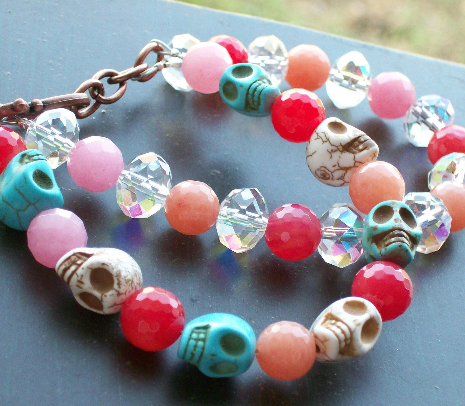 Sugar Skull Frida Kahlo Inspired Sugar Skull Bracelet