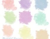 50% Off Sale Watercolor Semi-Transparent Journaling Spot for Personal or Commercial Use - Pastels (455) Il_170x135