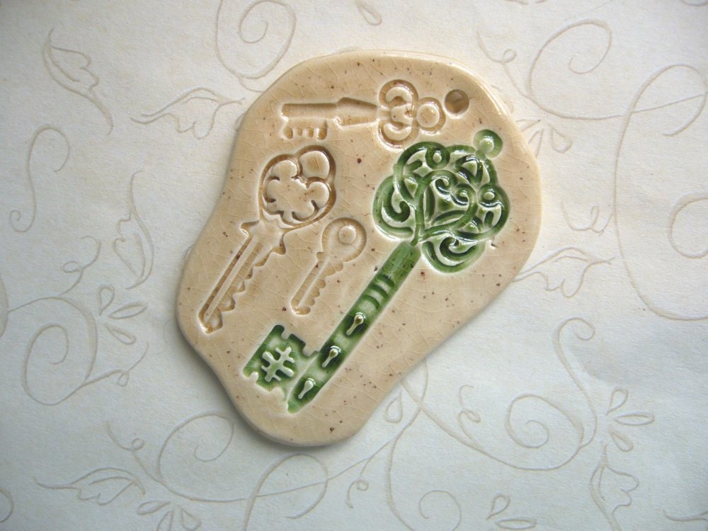 Master Key Ceramic Pendant