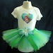 Little Mermaid inspired SEWN tutu - size newborn to 4t