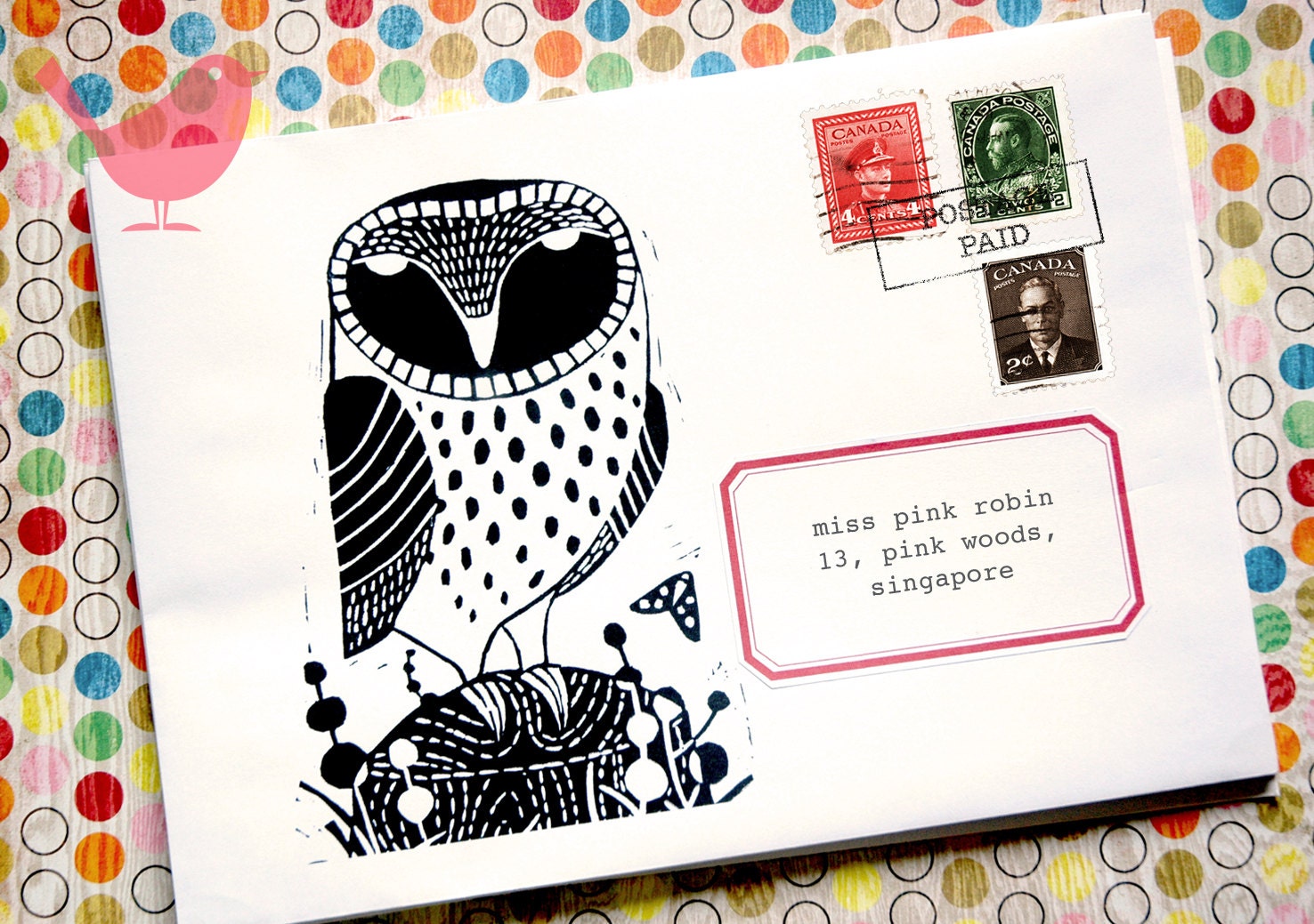 Barn owl envie - set 0f 5