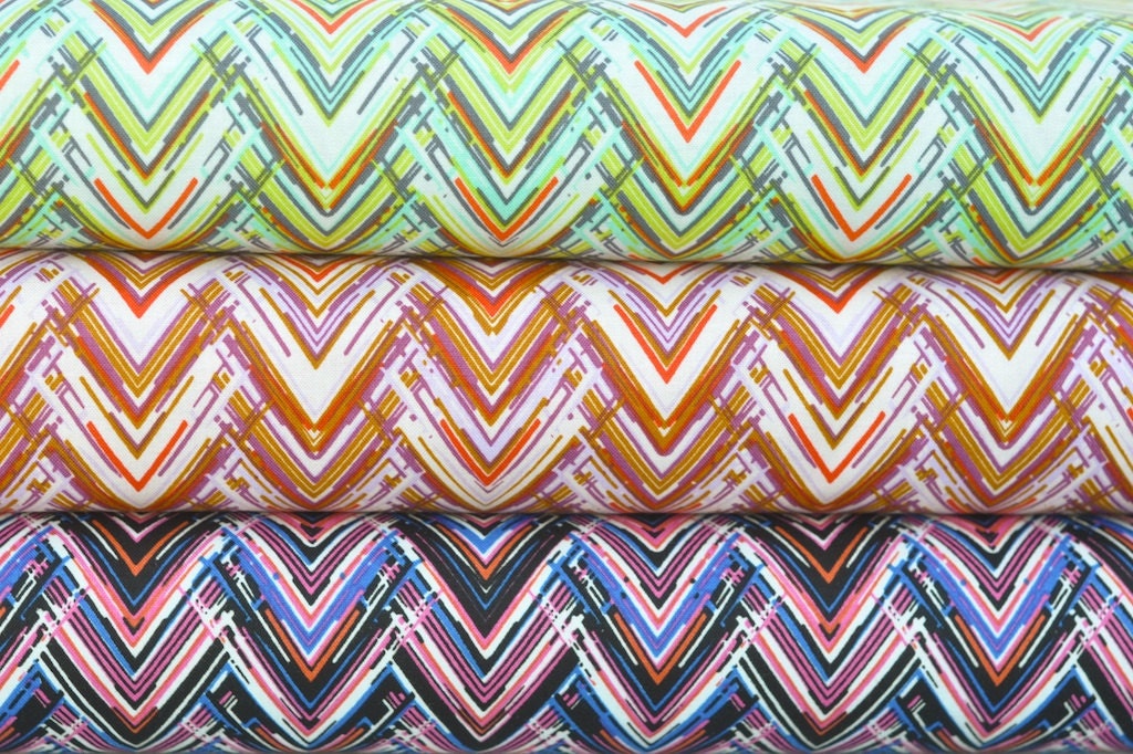 Center City Chevron Zig Zag Fat Quarter Bundle from Jay McCarroll for Free Spirit