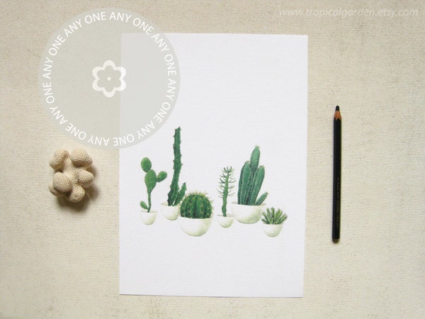 Any ONE Cactus - 8'x11.5' Fine Art Print