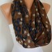 Infinity Scarf Shawl Circle Scarf  Loop  Scarf Gift -fatwoman