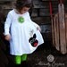Christmas Dress - Personalized Rudolph Christmas Dress - You Choose Dress Color