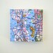Seattle Map on Canvas