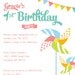Custom Printable Pinwheel Party Birthday Invitation - Featured on Hostess with the Mostess