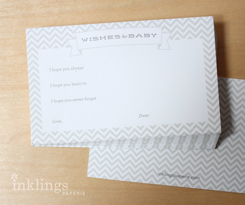 12 "Wishes for Baby" Cards
