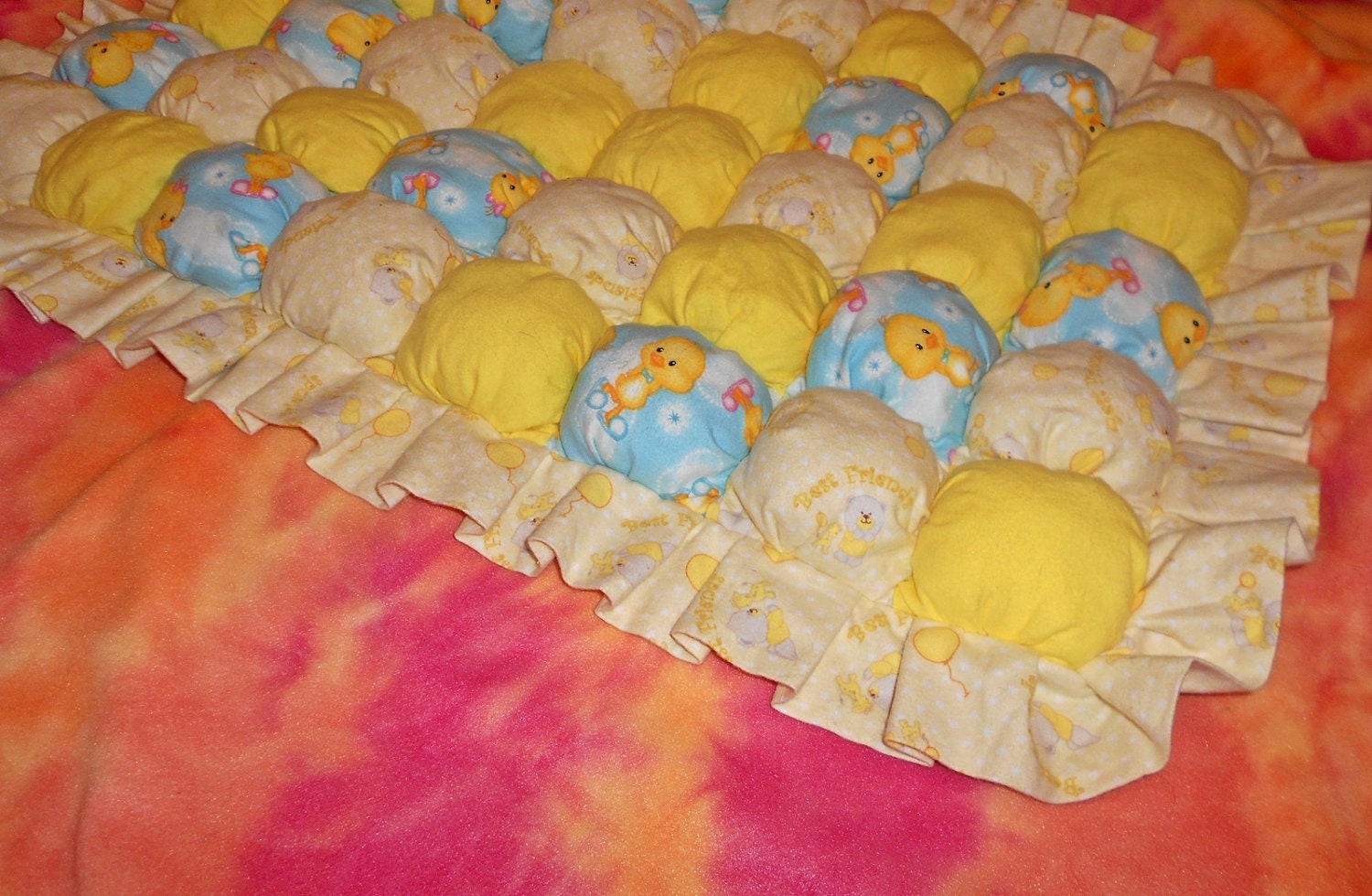 Made to Order - Baby or Playtime Biscuit/Bubble Quilt