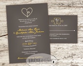Perfect Together Printable Wedding Invitation Set