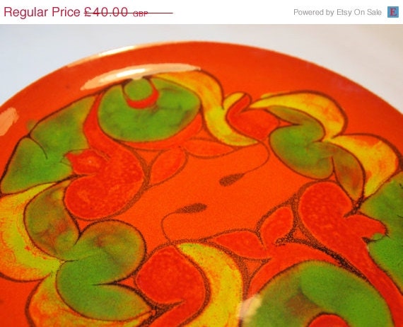 ON SALE Poole Pottery Delphis Range Plate 10"