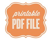 Printable PDF Invitation File // YOUR CHOICE
