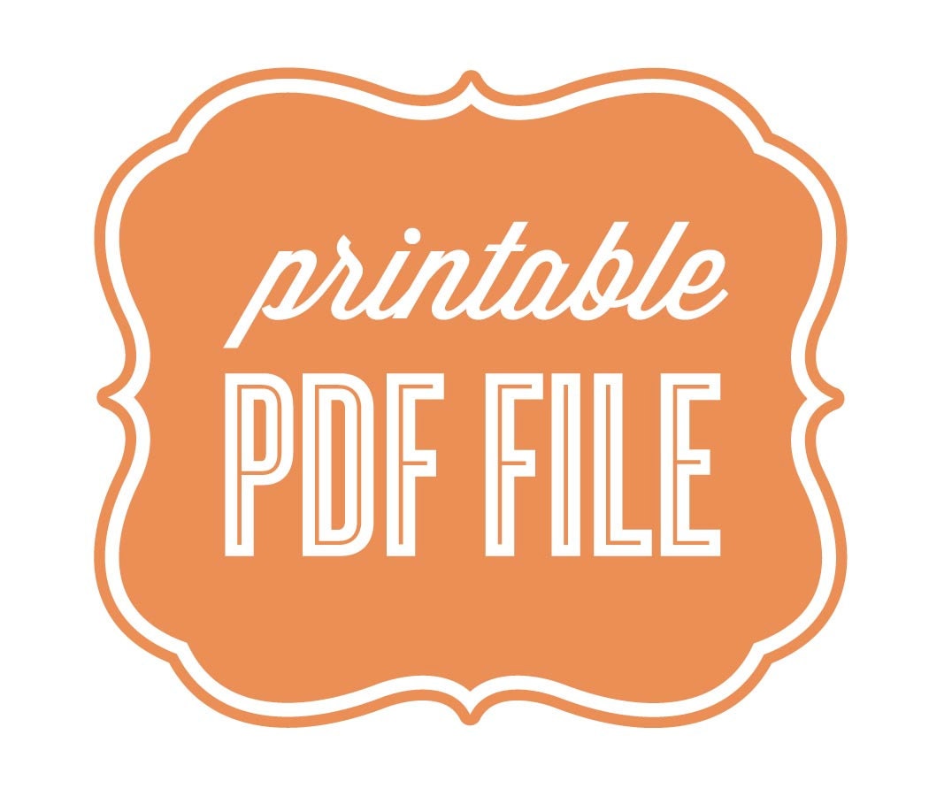 Printable PDF Invitation File // YOUR CHOICE