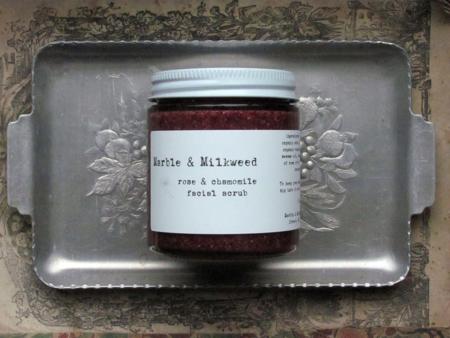 Rose & Chamomile Facial Scrub