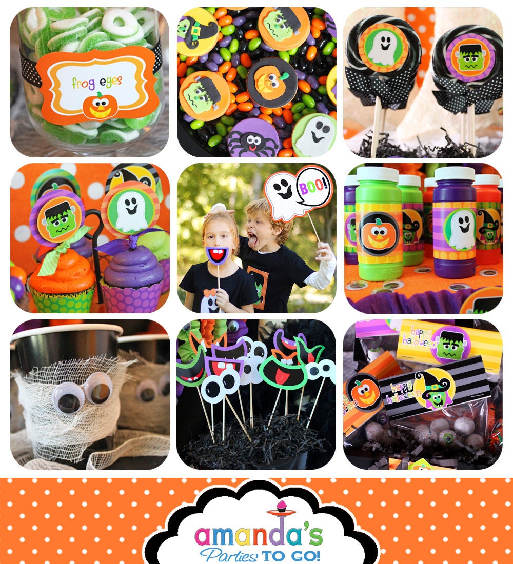Halloween Party Printable - Huge Party Set by Amanda's Parties TO GO - 60% OFF