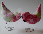 Wedding Cake Topper  Retro Neon Pr.  Love Birds Decorations