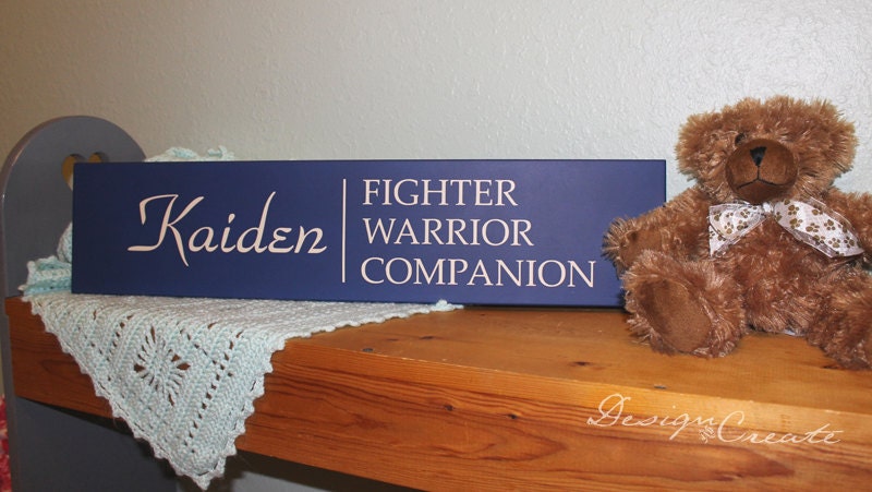 Personalized nursery sign - BABY NAME and MEANING Wooden Sign - Custom Made gift