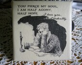 Wentworth and Darcy, Jane Austen quote Persuasion, Pride and Prejudice, print ready to hang