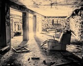 horrible sanity - fine art photograph- 8x12 - metallic-  henryton state hospital - marriottsville - maryland