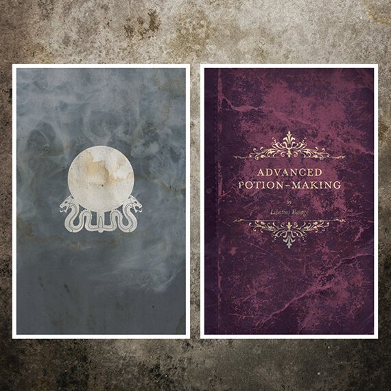 Harry Potter Movie Poster Collection - Seven 11x17 Vintage Fantasy Art Prints