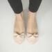 The Anais Ballet Flats - Cute and Handmade Polka Dots Baby Pink Textile Shoes