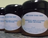 Decadent THICK all natural body butter in sensual relaxation  2oz undyed