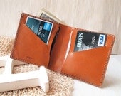 Personalized Bifold Wallet - Leather - Hand Stitched