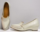 1950s Vintage Ladies Leather Loafer Style Swing Shoes