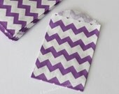 Chevron Bags, Purple MINI SIZE Wooden Utensils Cutlery Silverware Bag Paper Goods Birthday Wedding Baby Shower Favors w/ Straw Flags Il_170x135