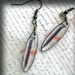 screw-ed, mature humor,sarcastic,goth, resin earrings